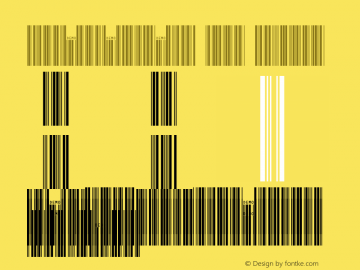 IDAutomationSC39LDemo Code39 Font; Copyright (c) 2020 IDAutomation.com, Inc. [Sample Version for Demo Use Only] Font Sample