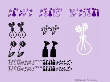 Growing Garden Dingbats Version 1.000图片样张