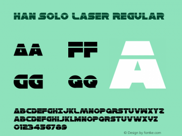 Han Solo Laser Regular Version 3.0; 2013图片样张