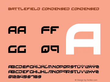 Battlefield Condensed Condensed 3图片样张