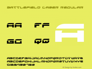 Battlefield Laser Regular Version 4.0; 2015图片样张