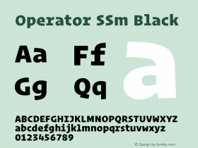 Operator SSm Black Version 1.200 Pro图片样张