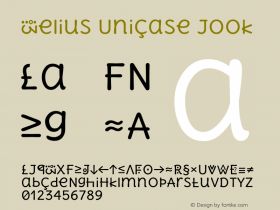 u5pr Version 1.002 Font Sample