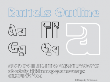 Ruttels-Outline Version 1.000图片样张