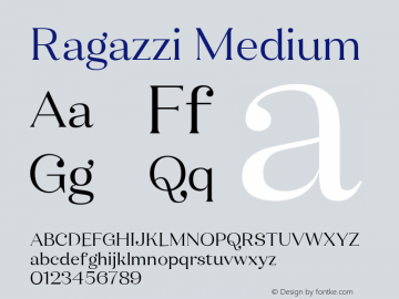 Ragazzi-Medium Version 1.000图片样张
