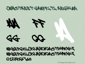 Jamstreet Graffiti Version 1.00;May 31, 2021;FontCreator 12.0.0.2539 64-bit图片样张