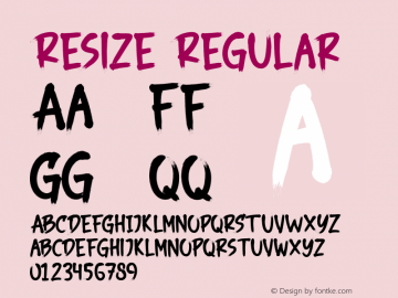 Resize Version 1.000图片样张