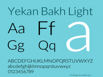 Yekan Bakh Light Version 1.000图片样张