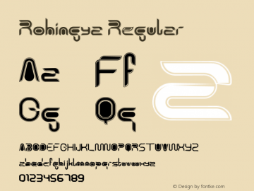 Rohingya Version 1.000 Font Sample