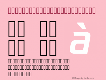 TencentSans W7-Alphabetic Version 1.0图片样张