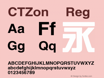 CTZon versi图片样张