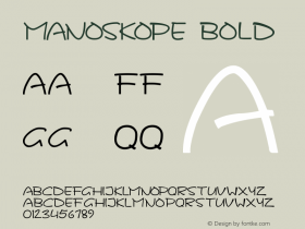 MANOSKOPE-Bold Version 1.00;October 13, 2020;FontCreator 13.0.0.2683 64-bit图片样张