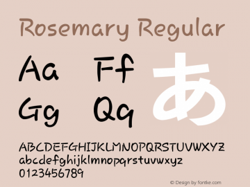 Rosemary Version 1.716; Build 20110708图片样张