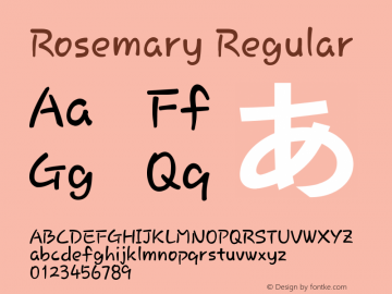 Rosemary Version 1.720 ; Build 20110712图片样张