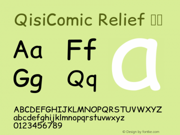 QisiComic Relief 常规 Version 1.00图片样张