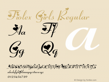 Fiolex Girls Fiolex Home Studio V. 1.0 Font Sample