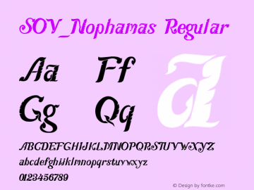 SOV_Nophamas Version 004.012: 2011-04-23图片样张