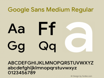 Google Sans Medium Vi Roboto HF Mod by nongthaihoang图片样张