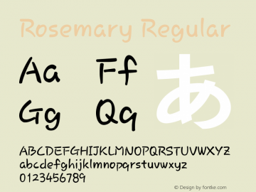 Rosemary Version 1.716; Build 20110708图片样张