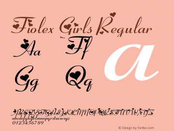 Fiolex Girls Version 1.00 December 14, 2016, initial release图片样张