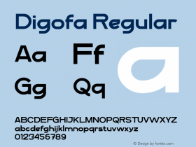 Digofa Version 1.002;Fontself Maker 3.5.4 Font Sample