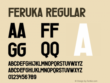 Feruka Version 1.002;Fontself Maker 3.5.4图片样张