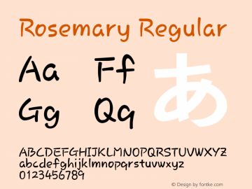 Rosemary Version 1.720 ; Build 20110712图片样张