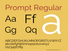 Raleway Regular Version 4.026 Font Sample