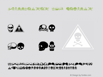 SkullBearer AOE Regular Version 1.000 2006 initial release Font Sample