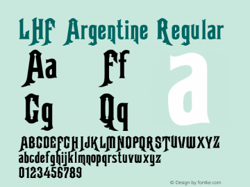 LHF Argentine Regular 001.000图片样张