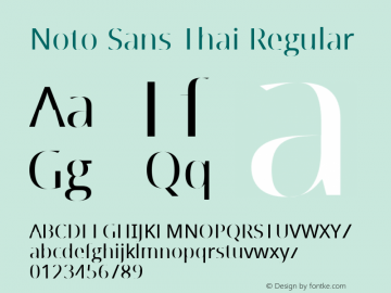 Droid Sans Hebrew Version 1.01 Font Sample