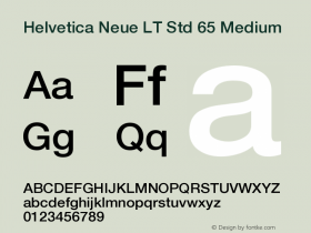 HelveticaNeueLTStd-Md OTF 1.029;PS 001.002;Core 1.0.33;makeotf.lib1.4.1585 Font Sample