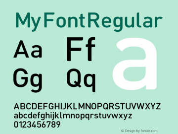 My Font Regular 