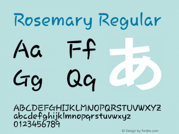 Rosemary2323 Version 1.720 ; Build 20110712图片样张