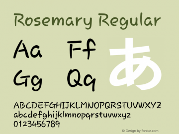 Rosemary Version 1.716; Build 20110708图片样张