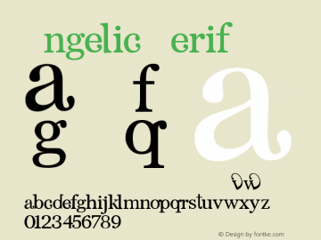 Angelic Serif Angelic Serif v1.1 - Dirt2.com | SickCapital.com (December 2nd 2012) Font Sample