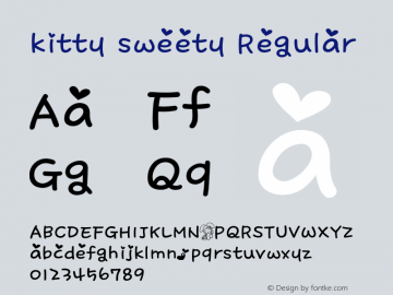 kitty sweety Version 1.00 January 1, 2008, initial release图片样张