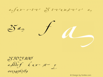 Zapfino Forte LT Alternate Regular Version 1.000;PS 001.000;Core 1.0.38 Font Sample