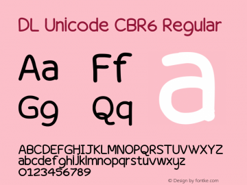 DL Unicode CBR6 Version V10图片样张