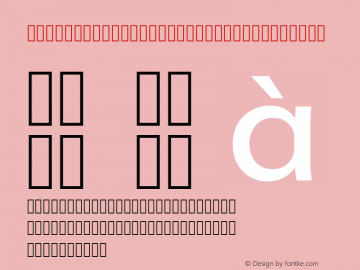 AdobeHeitiStd Regular-Alphabetic Version 1.0图片样张