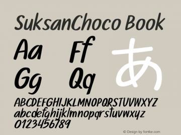 UID SUKSAN Regular Version 1.000 Font Sample