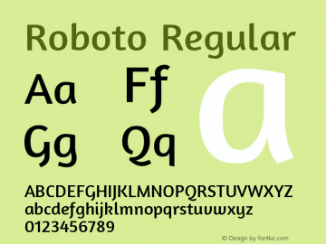 Roboto Version 2.138;January 20, 2021;FontCreator 12.0.0.2565 64-bit图片样张