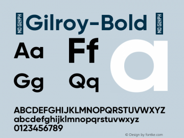 ☞Gilroy-Bold Version 1.000;PS 001.000;hotconv 1.0.88;makeotf.lib2.5.64775;com.myfonts.radomir-tinkov.gilroy.bold.wfkit2.kwbw Font Sample