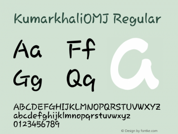 KumarkhaliOMJ Version 1.00;August 23, 2020;FontCreator 12.0.0.2565 64-bit Font Sample