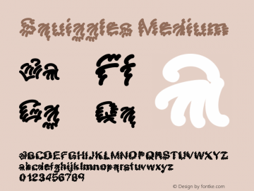 Squiggles Version 001.000 Font Sample