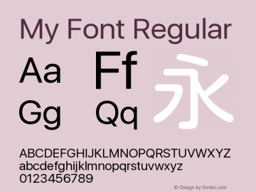 My Font Regular 