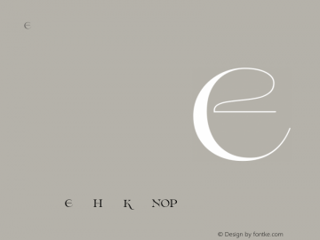 Erotique Alternate Trial Bold Version 1.000 Font Sample