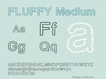 FLUFFY Version 001.000 Font Sample
