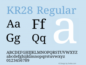 KR28 Regular Version 28 Decemberr 03, -2020图片样张