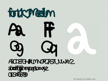 font1 Version 001.000 Font Sample